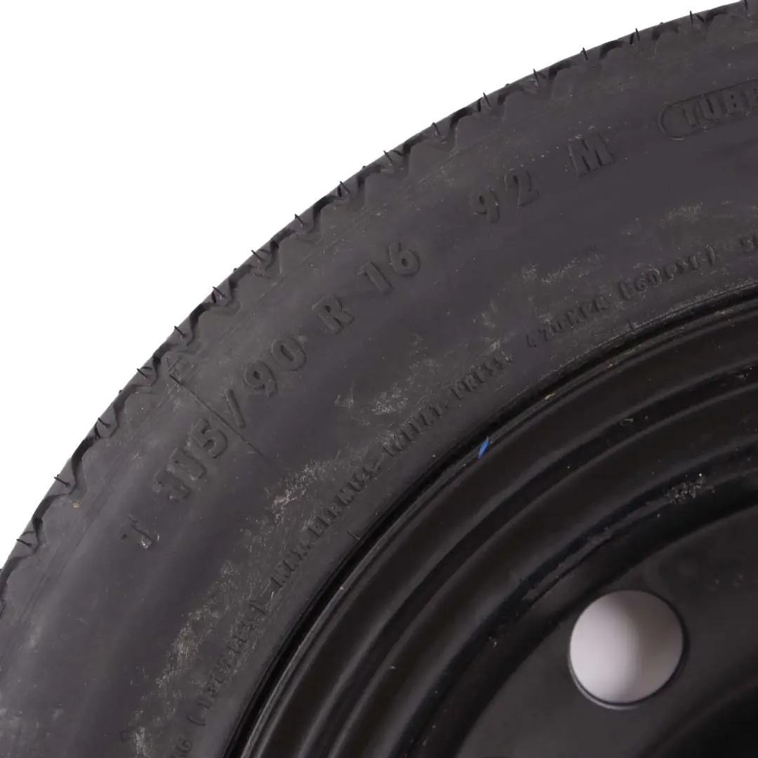  Ersatzrad BMW E46 Kompakt Stahl Schwarz 115/90 R16 16" 3J ET:32 - SKU 6750006-1 - Teilenummer 6750006