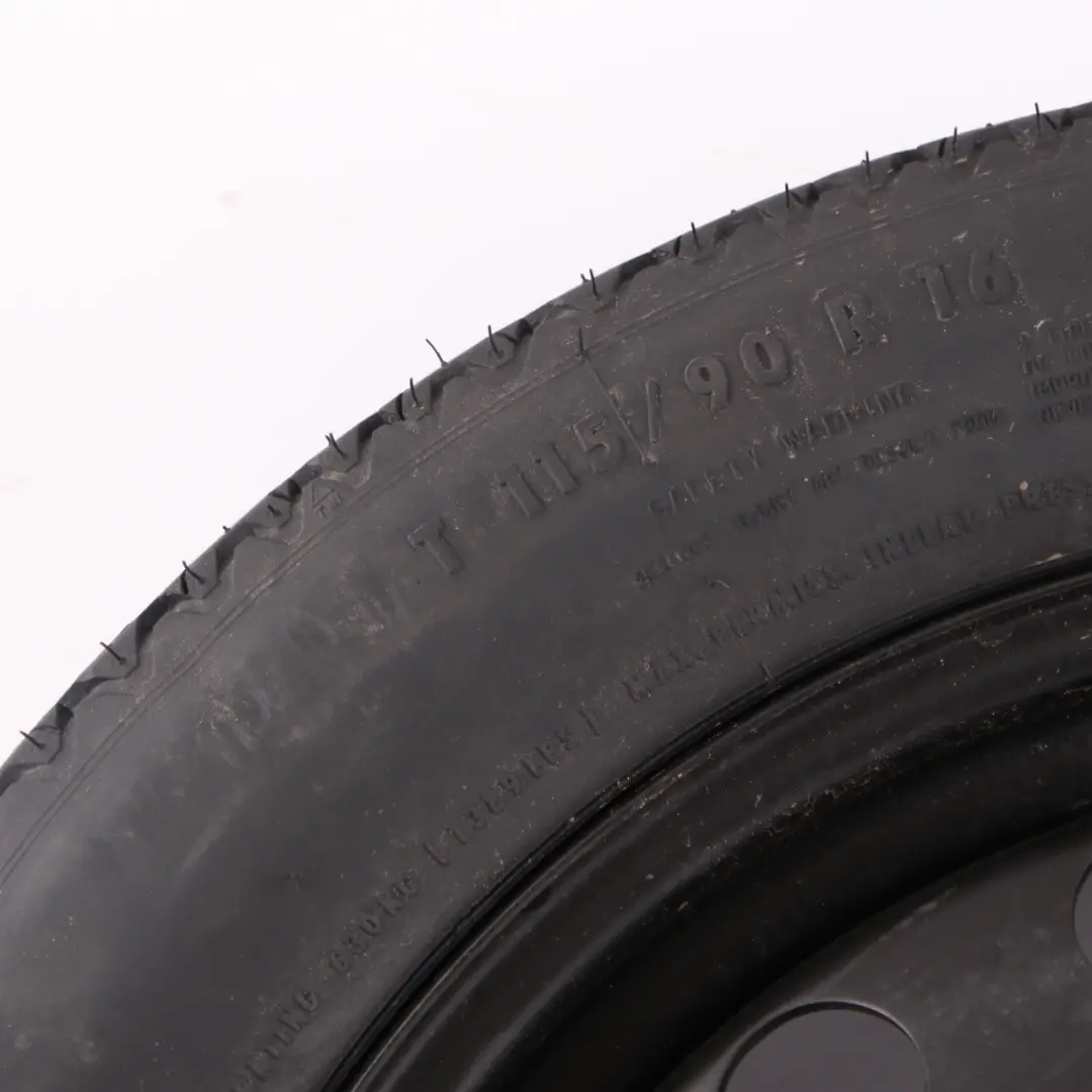 Ruota di scorta BMW E46 Compact Steel Black 115/90 R16 16" 3J ET:32 per con numero di parte 6750006 Ruota di scorta BMW E46 Compact Steel Black 115/90 R16 16" 3J ET:32 - SKU 6750006-1 - Numero di parte 6750006