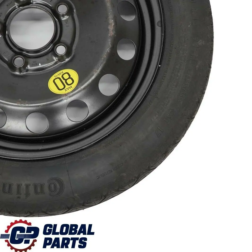 BMW E46 Compact Roue Secours Acier Noir 115/90 R16 16" - SKU 6750006 - Numéro de pièce 6750006