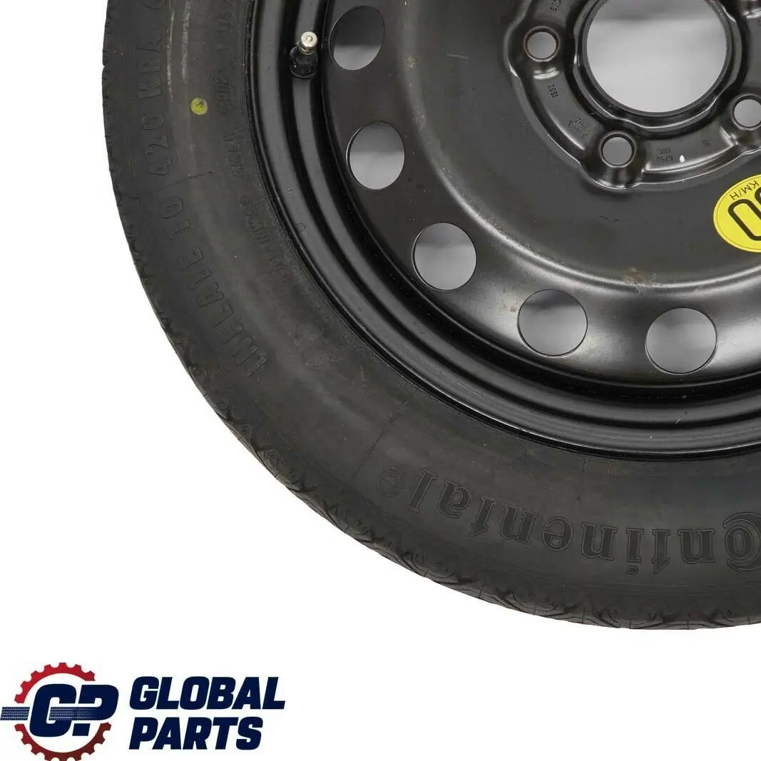 Spare Wheel Steel Black 115/90 R16 16" to BMW E46 Compact with Part number 6750006 BMW E46 Compact Spare Wheel Steel Black 115/90 R16 16" - SKU 6750006 - Part number 6750006