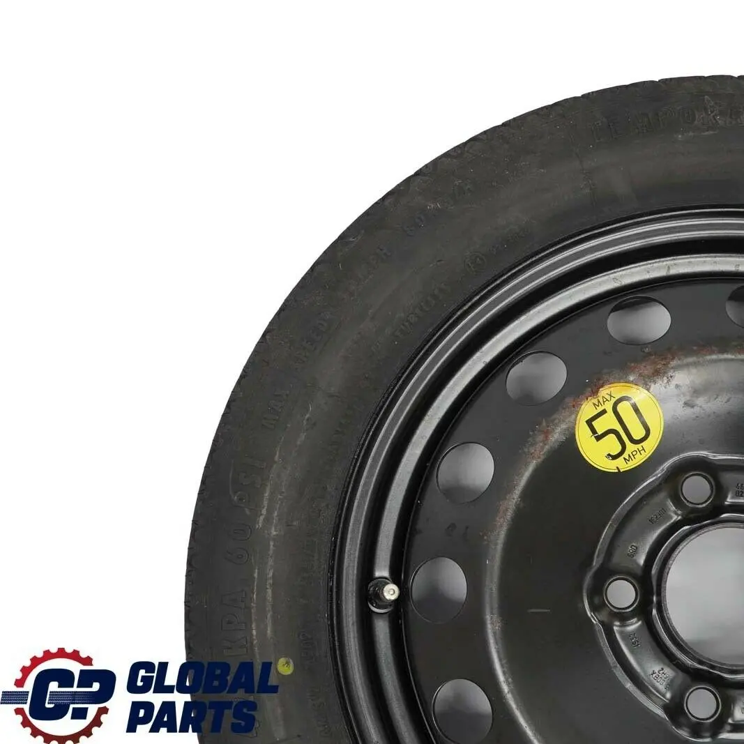 BMW E46 Ruota Di Scorta Compatta In Acciaio Nero 115/90 R16 16" - SKU 6750006 - Numero di parte 6750006