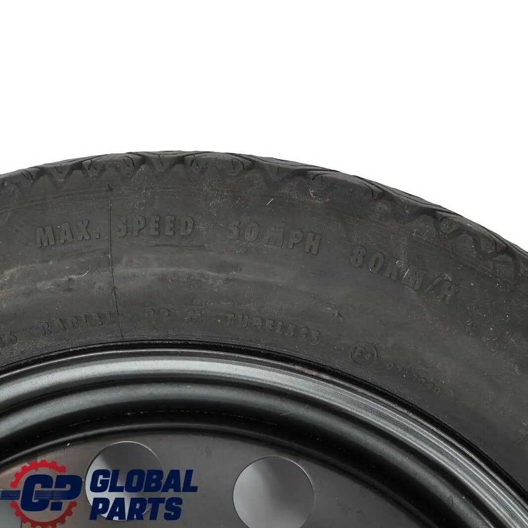 BMW E46 Compact Roue Secours Acier Noir 115/90 R16 16" - SKU 6750006 - Numéro de pièce 6750006