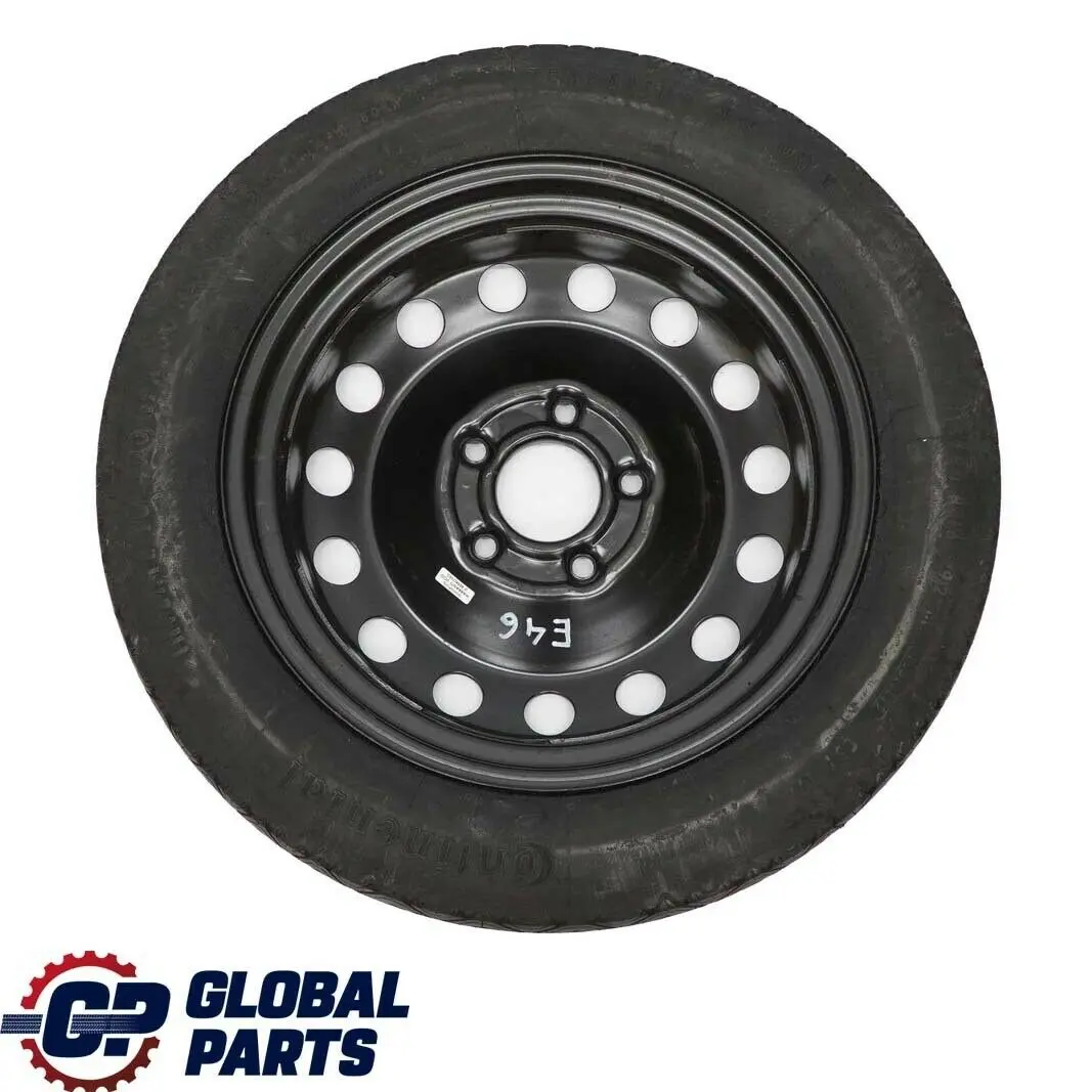 BMW E46 Compact Roue Secours Acier Noir 115/90 R16 16" - SKU 6750006 - Numéro de pièce 6750006
