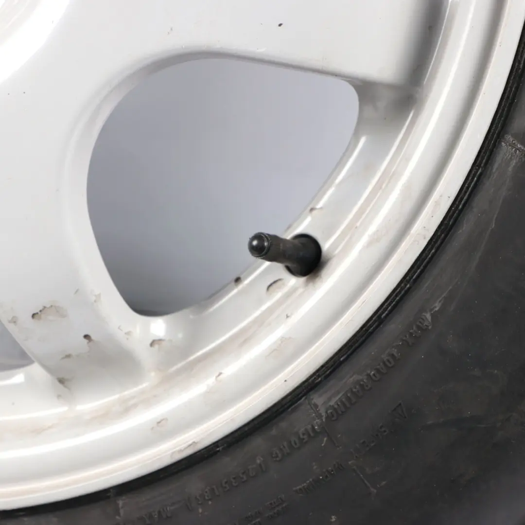 Emergency White Spare Wheel Light Alloy 5J 18'' ET:40 Ronal to BMW E53 with Part number 6750316 BMW E53 Emergency White Spare Wheel Light Alloy 5J 18'' ET:40 Ronal - SKU 6750316 - Part number 6750316