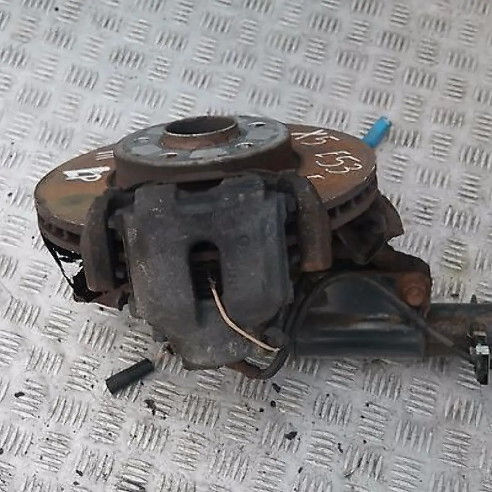 BMW X5 Series E53 3.0d FRONT LEFT LEG SUSPENSION AXLE BRAKE DISC HUB COMPLETE - SKU 6750359 - Part number 6750359