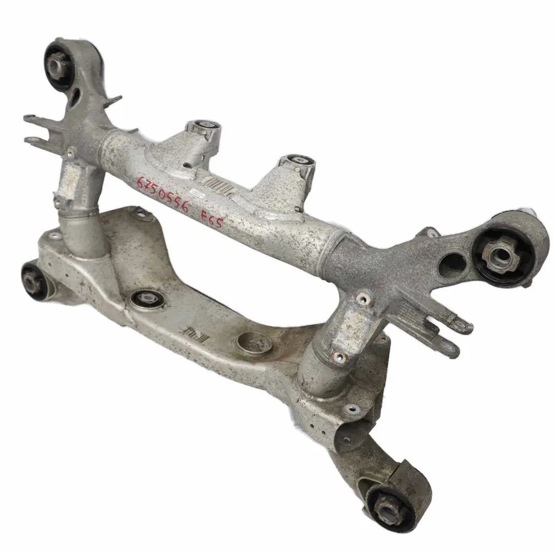 BMW 7 Series E65 E66 Rear Axle Carrier Subframe Beam Carrier 6750555 - SKU 6750556 - Part number 33316779789