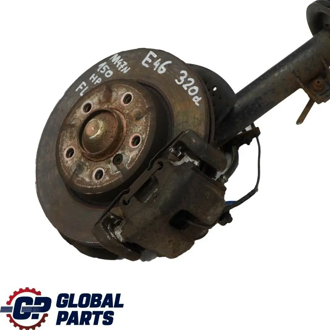 BMW 3 E46 Touring 320d M47N Front Left N/S Suspension Leg Brake Disc Wheel Hub - SKU 6750789 - Part number 6750789