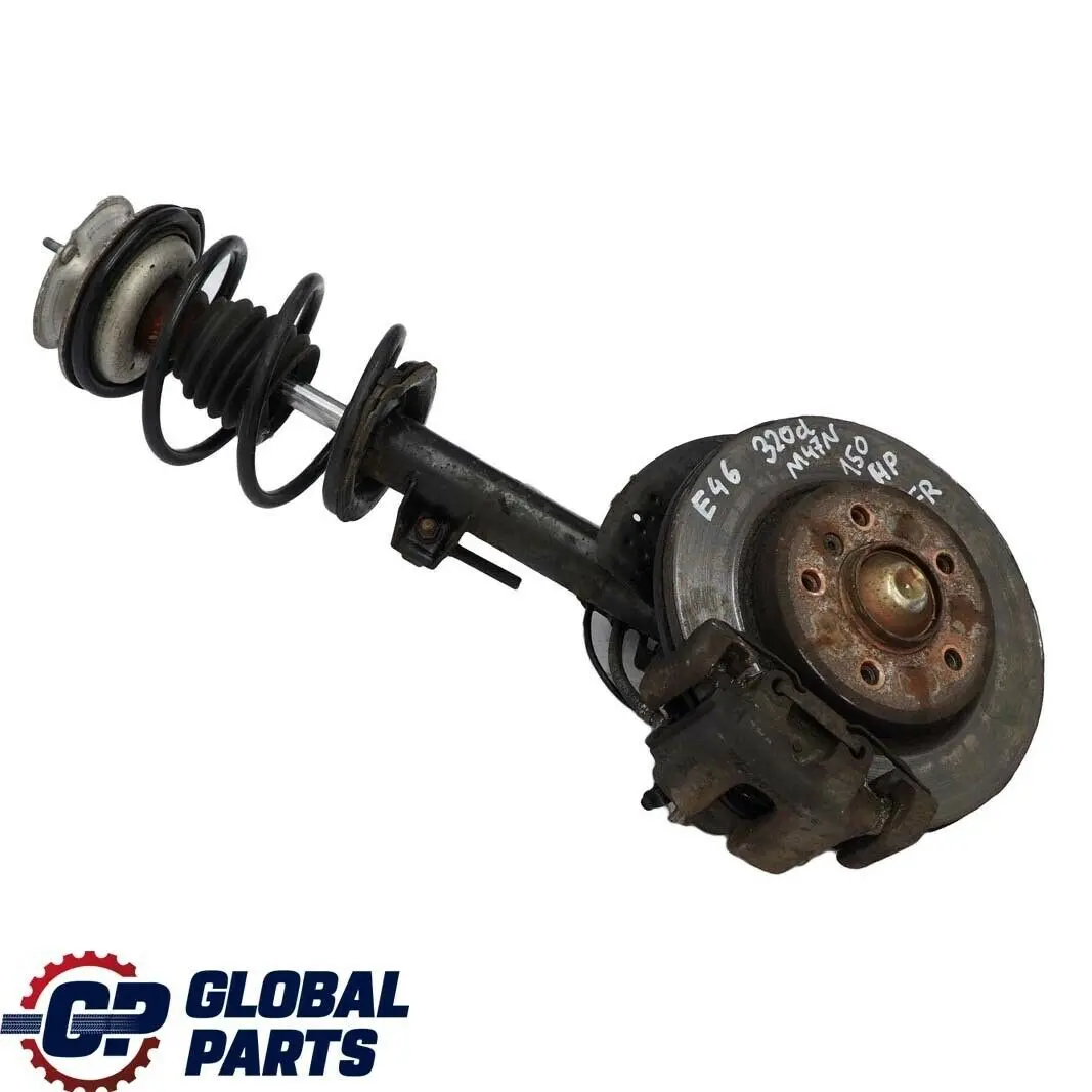BMW 3 E46 Touring 320d M47N Front Right O/S Suspension Leg Brake Disc Wheel Hub - SKU 6750790 - Part number 6750790