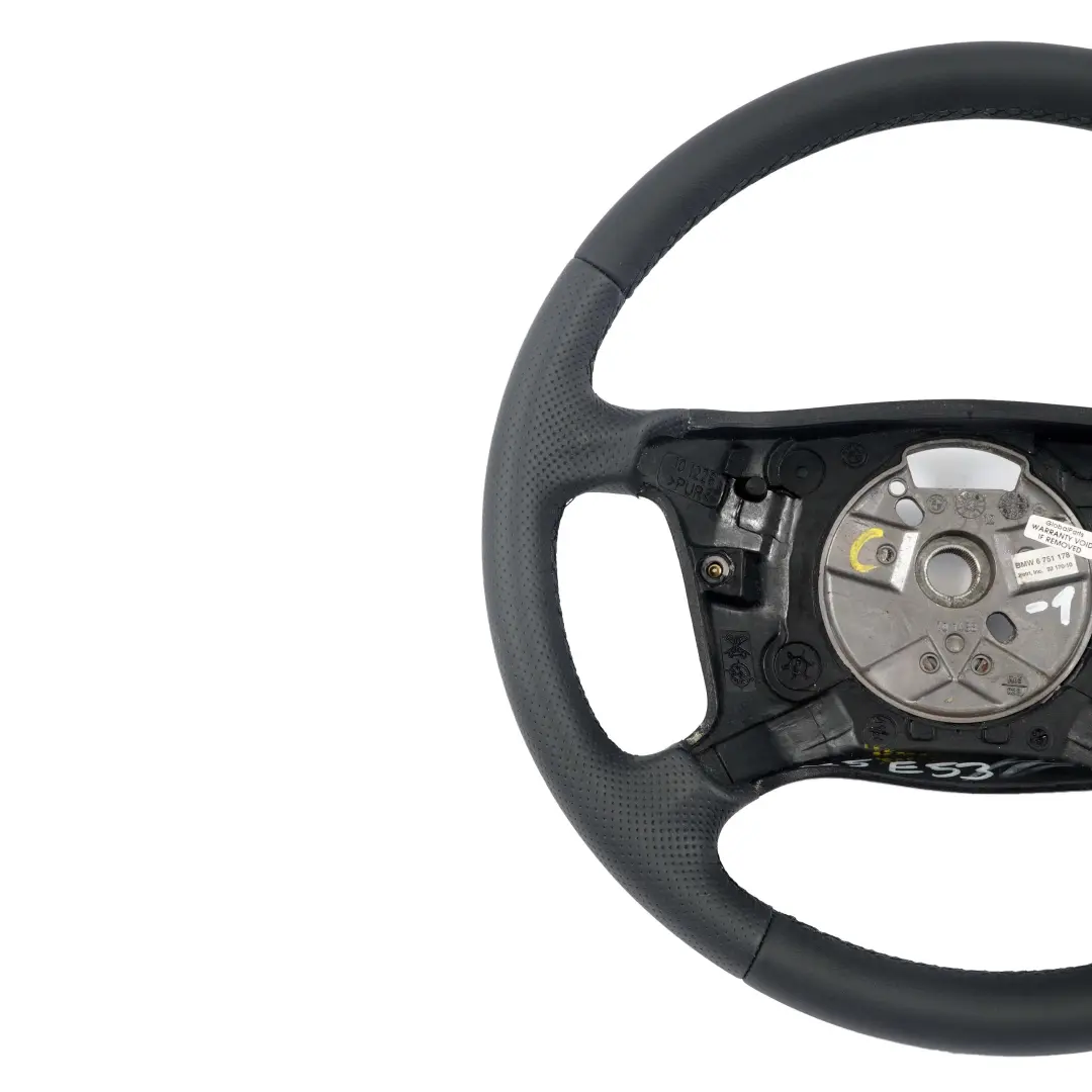 BMW X5 er E53 NEU Leder Lenkrad Lederlenkrad 4 Speichen Schwarz - SKU 6751178-1 - Teilenummer 6751178