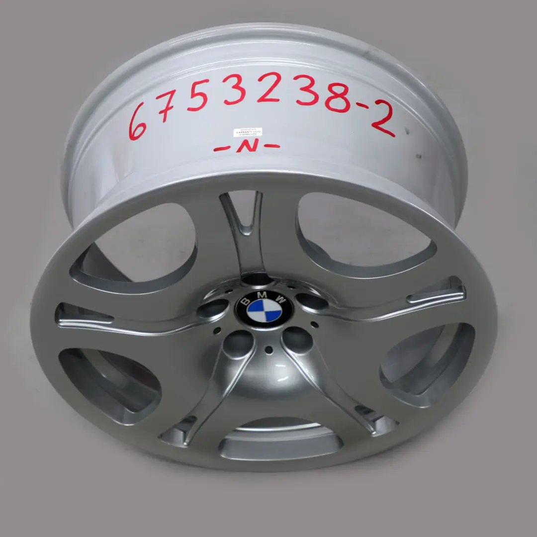 Vorne Alu Felge Alufelge 19" Spinnenspeiche 92 9J ET:24 für BMW 7 er E65 mit Teilenummer 6753238 BMW 7 er E65 Vorne Alu Felge Alufelge 19" Spinnenspeiche 92 9J ET:24 - SKU 6753238-2 - Teilenummer 6753238