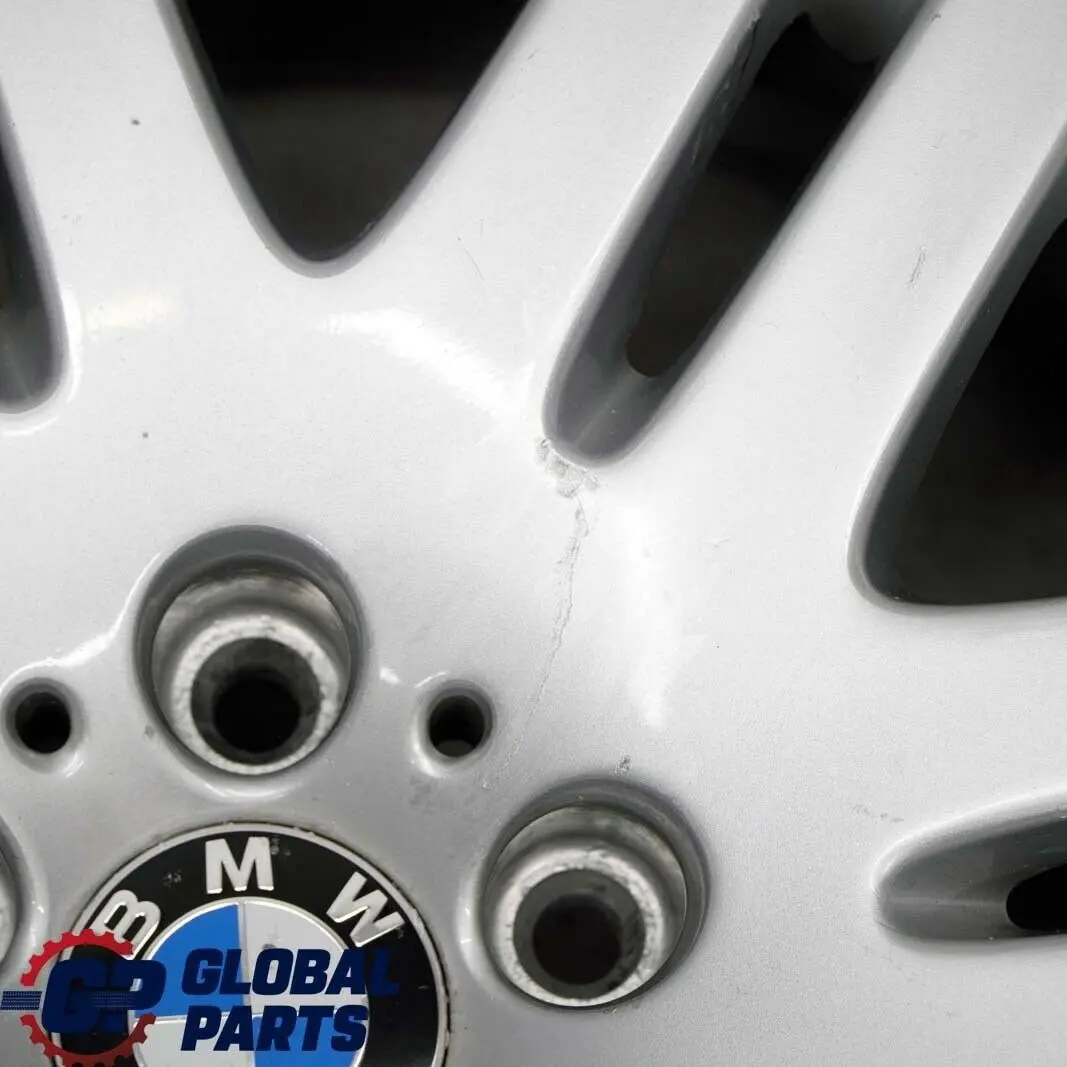 Alloy Rim 18" Double Spoke 93 ET:24 8J to BMW 7 Series E65 Silver Wheel with Part number 6753239 BMW 7 Series E65 Silver Wheel Alloy Rim 18" Double Spoke 93 ET:24 8J - SKU 6753239-3 - Part number 6753239