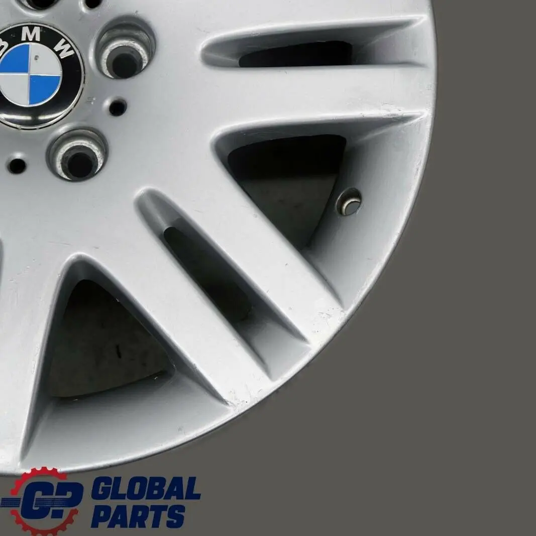 Alloy Rim 18" Double Spoke 93 ET:24 8J to BMW 7 Series E65 Silver Wheel with Part number 6753239 BMW 7 Series E65 Silver Wheel Alloy Rim 18" Double Spoke 93 ET:24 8J - SKU 6753239-3 - Part number 6753239