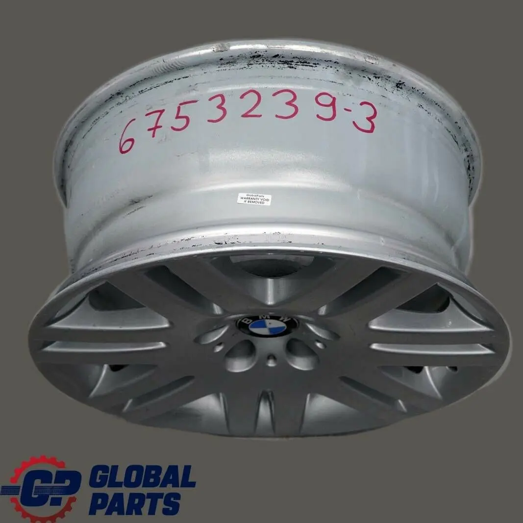 llanta De aleacion De plata 18 "de doble radio 93 ET:24 8J para BMW E65 con número de pieza 6753239 BMW E65 llanta De aleacion De plata 18 "de doble radio 93 ET:24 8J - SKU 6753239-3 - Número de pieza 6753239