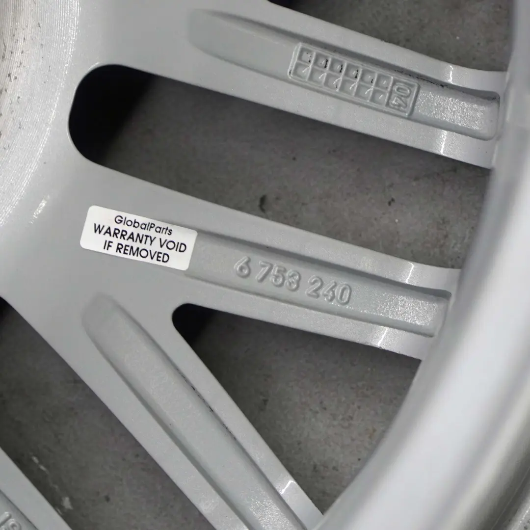 Alloy Rim 18" Wheel Styling 94 ET:24 8J to BMW 7 Series E65 E66 Wheel with Part number 6753240 BMW 7 Series E65 E66 Wheel Alloy Rim 18" Wheel Styling 94 ET:24 8J - SKU 6753240-1 - Part number 6753240