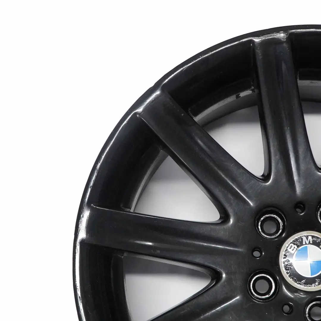 Vorne Felge Alufelge 19" Schwarz Rad Sternspeiche 95 ET:24 9J für BMW E65 mit Teilenummer 6753241 BMW E65 Vorne Felge Alufelge 19" Schwarz Rad Sternspeiche 95 ET:24 9J - SKU 6753241-1 - Teilenummer 6753241