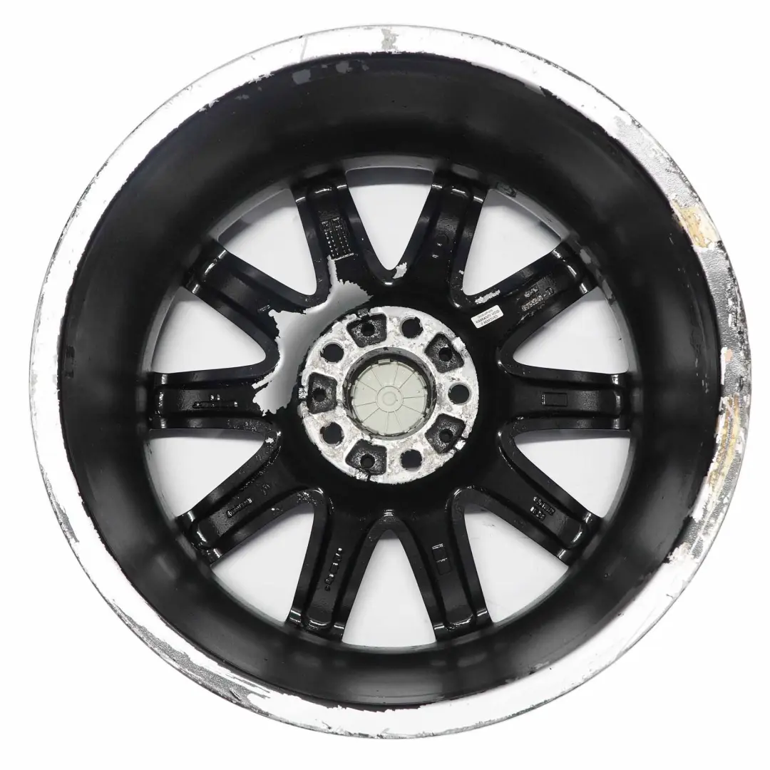 BMW E65 Frontale Cerchione IN Lega 19" Nero Ruota Raggi a Stella 95 ET: 24 9J - SKU 6753241-1 - Numero di parte 6753241
