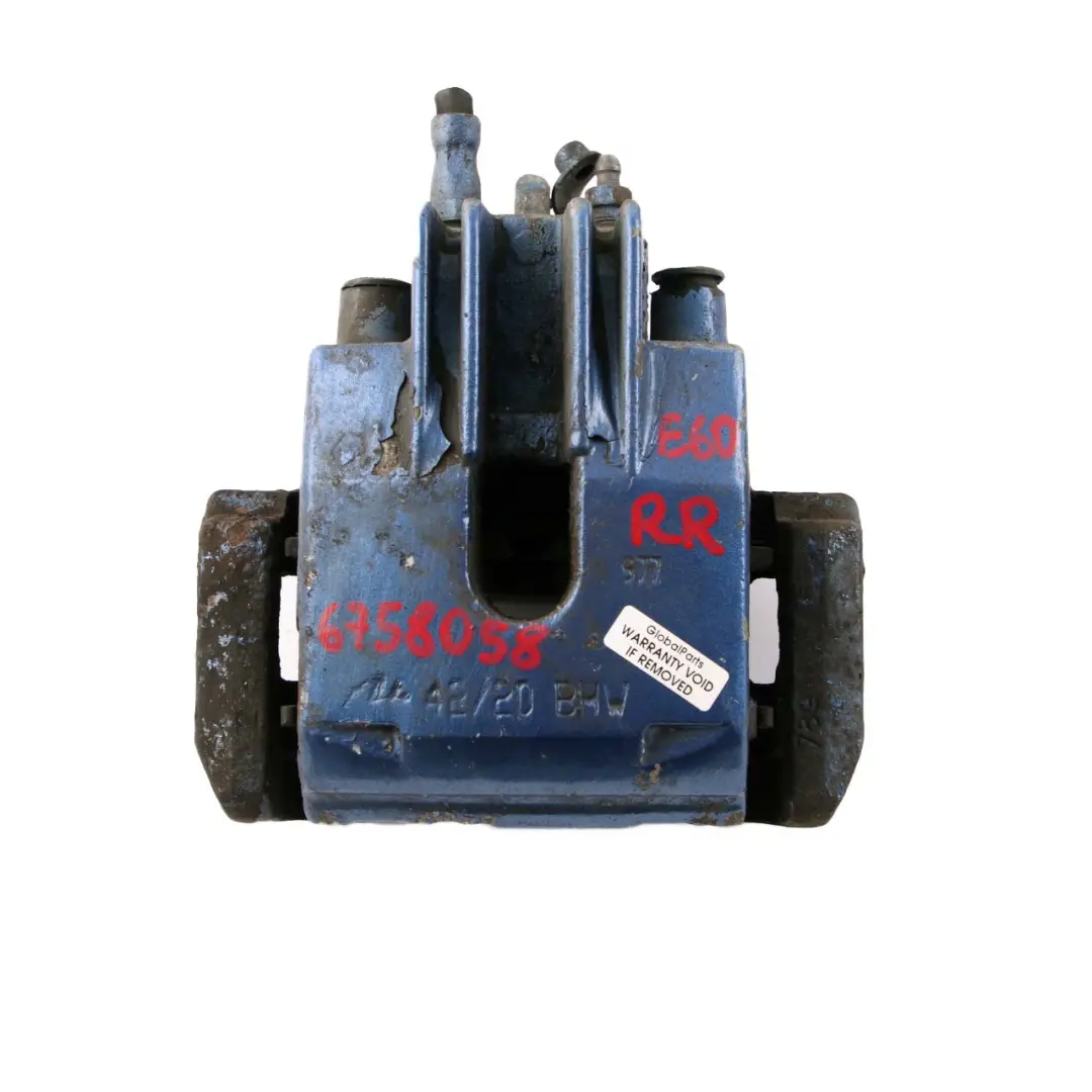 Front Rear Left Right N/O/S Blue Brake Caliper Housing Set to BMW 5 6 E60 E63 with Part number 6753659 BMW 5 6 E60 E63 Front Rear Left Right N/O/S Blue Brake Caliper Housing Set - SKU 6753659-3 - Part number 6753659