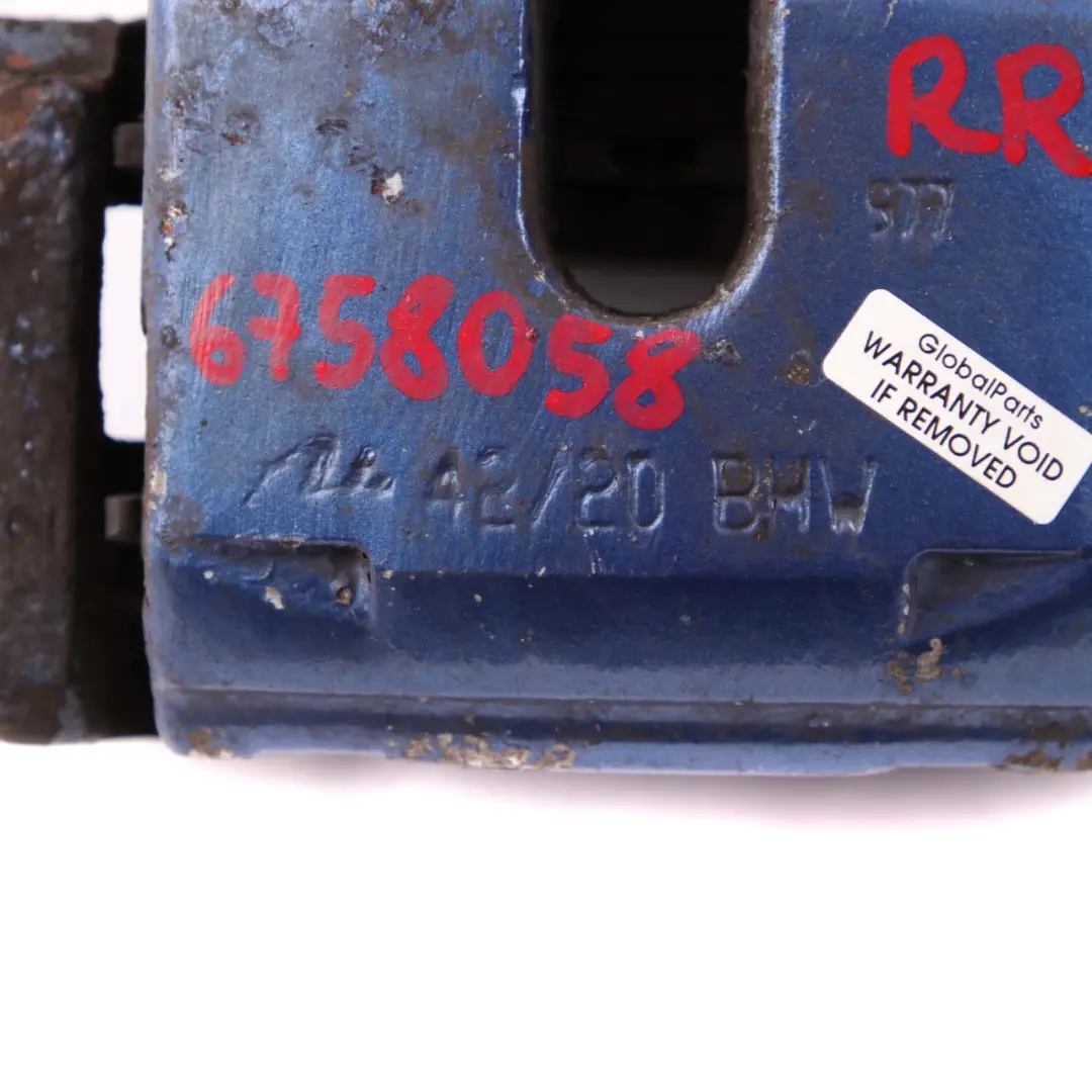 Front Rear Left Right N/O/S Blue Brake Caliper Housing Set to BMW 5 6 E60 E63 with Part number 6753659 BMW 5 6 E60 E63 Front Rear Left Right N/O/S Blue Brake Caliper Housing Set - SKU 6753659-3 - Part number 6753659