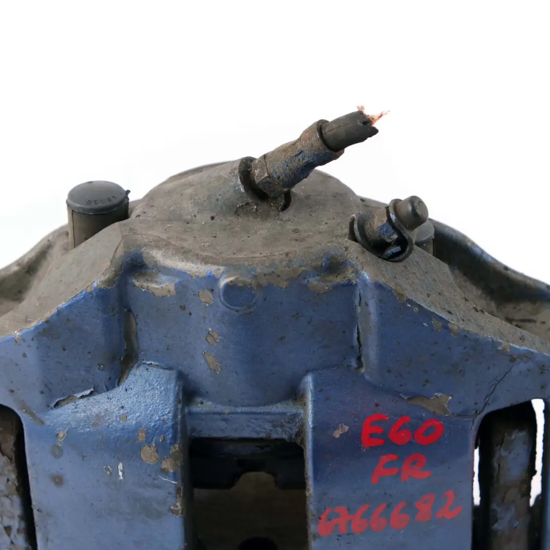 BMW 5 6 E60 E63 Front Rear Left Right N/O/S Blue Brake Caliper Housing Set - SKU 6753659-3 - Part number 6753659
