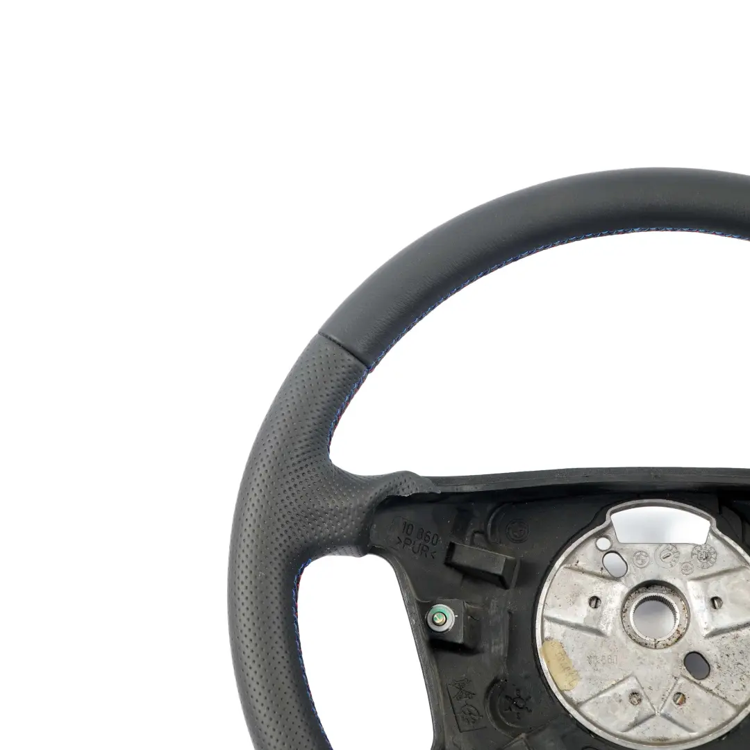Lenkrad NEU Schwarz Leder wie M-Sport Drei Farben für BMW E46 mit Teilenummer 6753946 BMW E46 Lenkrad NEU Schwarz Leder wie M-Sport Drei Farben - SKU 6753946-1 - Teilenummer 6753946