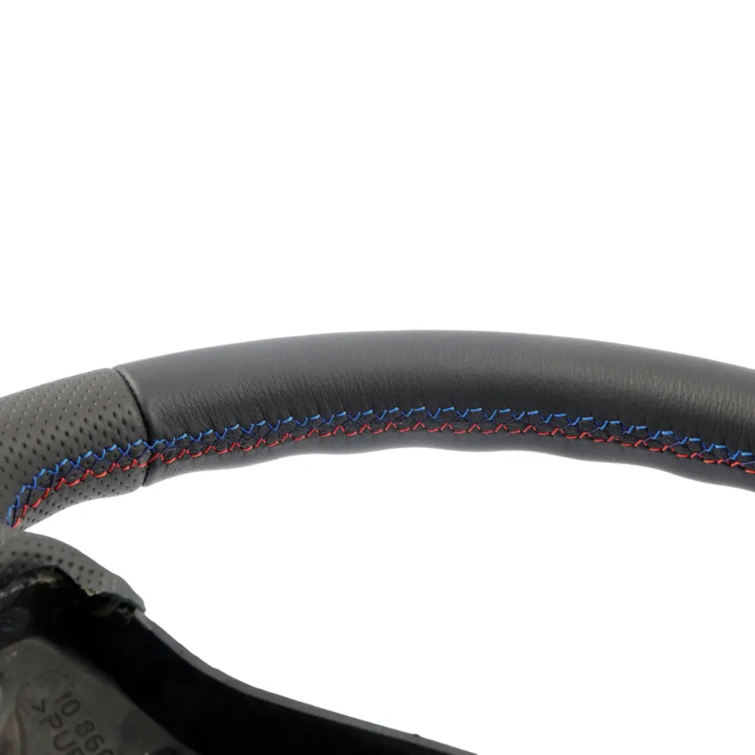 Volante BMW E46 Nuova Pelle Nera M-Tricolori FIli M Sport Look - SKU 6753946-1 - Numero di parte 6753946