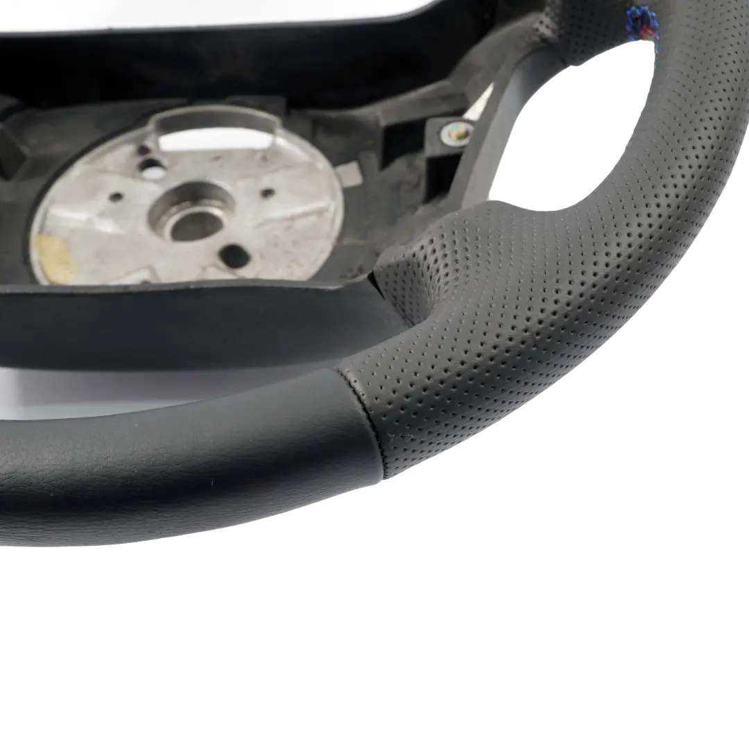 BMW E46 Steering Wheel NEW Black Leather with M-tricolored threads M Sport Look - SKU 6753946-1 - Part number 6753946