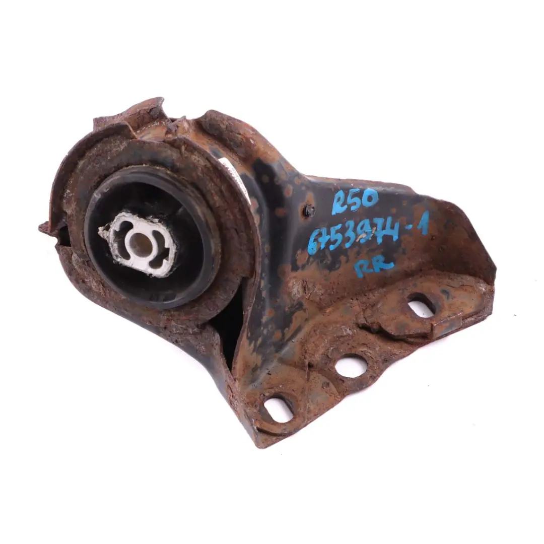 Bracket Trailing Arm Rear Axle Right O/S to Mini Cooper One R50 R53 W10 W11 with Part number 6753974 Mini Cooper One R50 R53 W10 W11 Bracket Trailing Arm Rear Axle Right O/S - SKU 6753974-1 - Part number 6753974