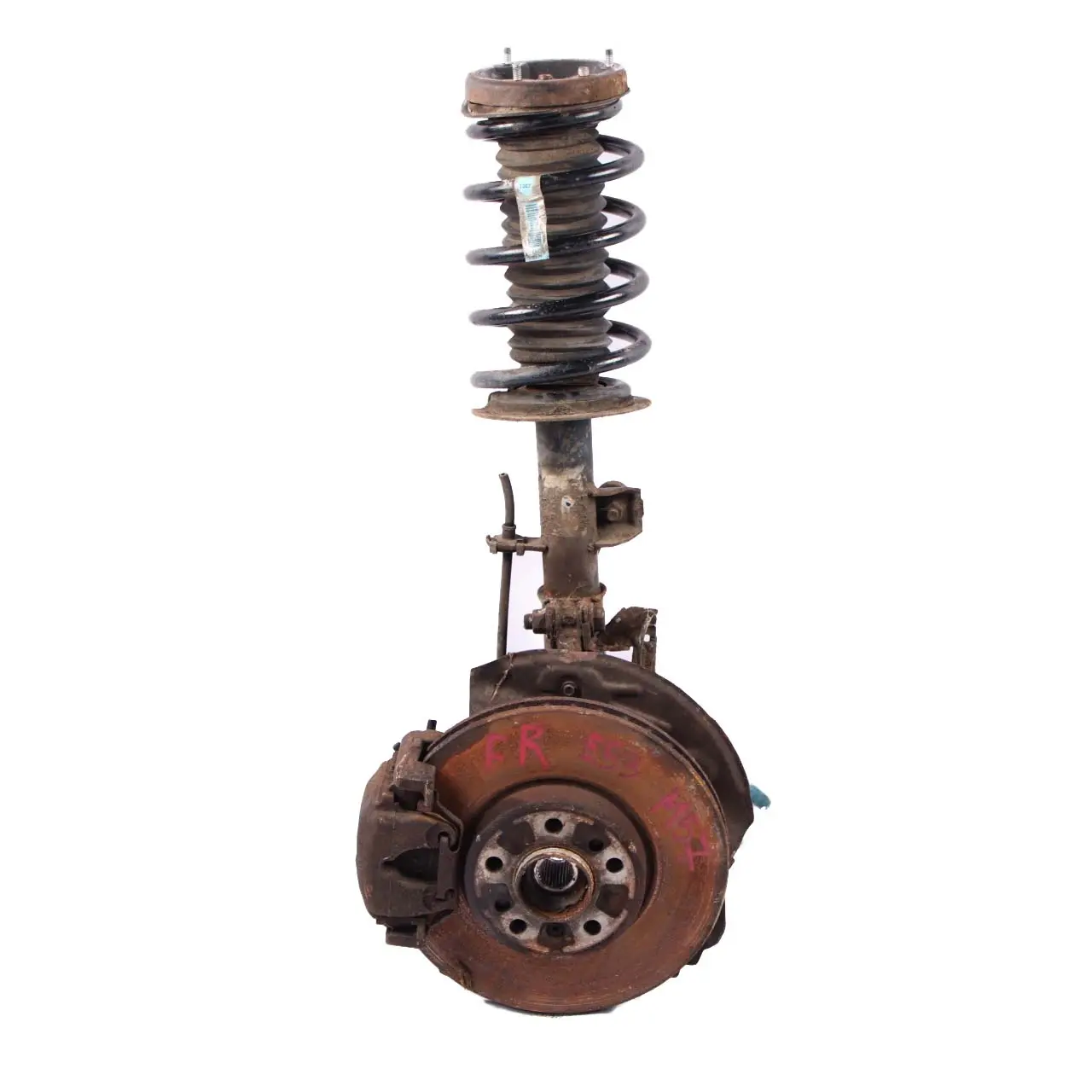 BMW X5 E53 3.0i M54 Sport Front Right O/S Leg Suspension Axle Brake Disc