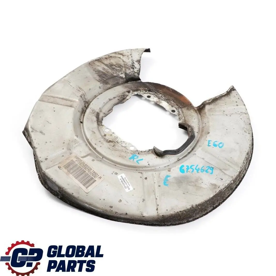 BMW E60 M5 E63 M6 E65 Osłona Tarczy Lewy Tył - SKU 6754629 - Numer Części 6754629