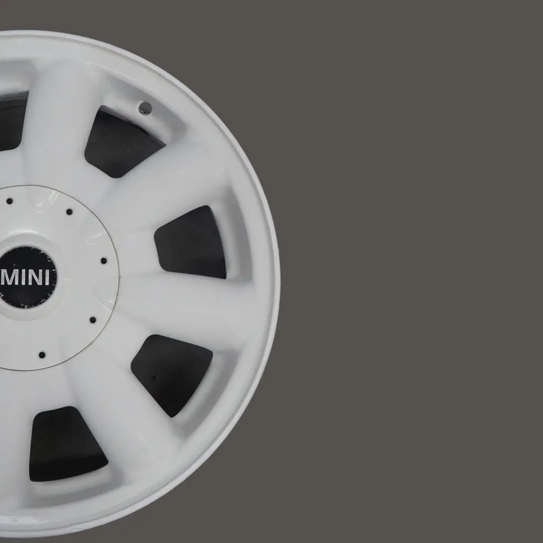 Weiss Alufelge Alu Felge 15" ET:45 5,5J für Mini Cooper One R50 R52 R53 mit Teilenummer 6756674 Mini Cooper One R50 R52 R53 Weiss Alufelge Alu Felge 15" ET:45 5,5J - SKU 6756674-1 - Teilenummer 6756674