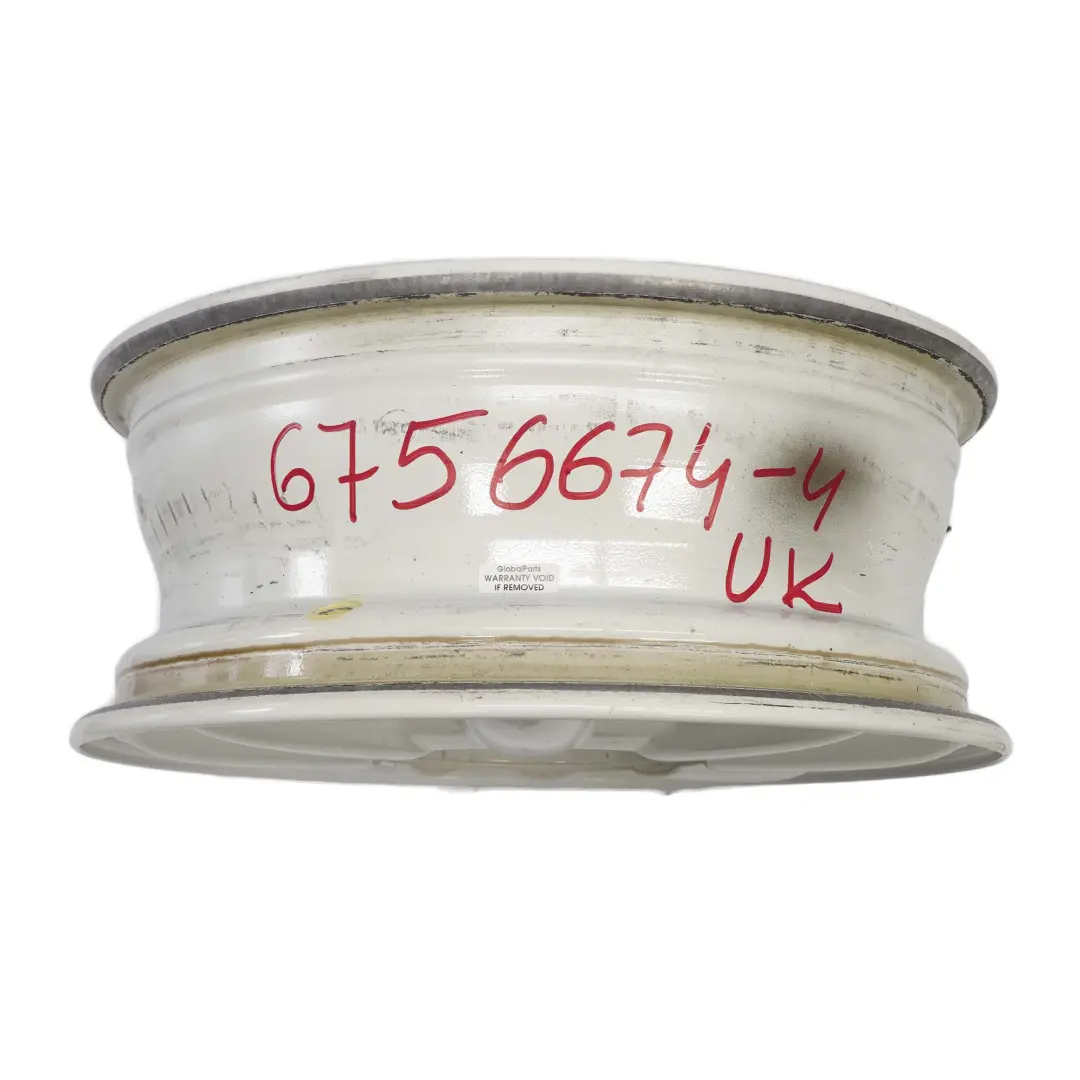 White Wheel Alloy Rim 15" ET:45 5,5J 8-Spoke 82 to Mini Cooper One R50 R52 R53 with Part number 6756674 Mini Cooper One R50 R52 R53 White Wheel Alloy Rim 15" ET:45 5,5J 8-Spoke 82 - SKU 6756674-4 - Part number 6756674
