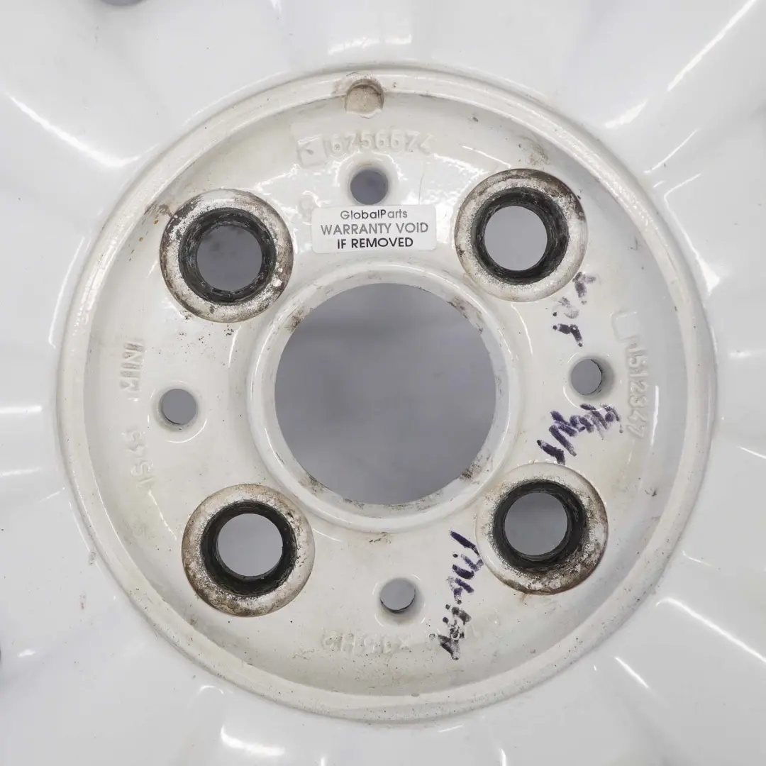 Mini Cooper One R50 R52 R53 White Wheel Alloy Rim 15" ET:45 5,5J 8-Spoke 82 - SKU 6756674-4 - Part number 6756674