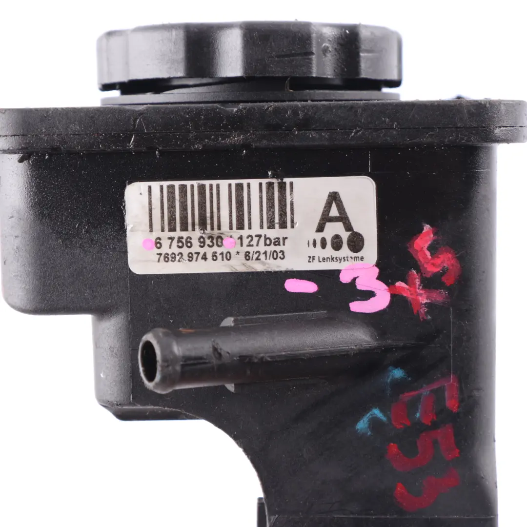 Fluid Reservoir Power Steering Pump Reservoir For Automatic Transmission to BMW E53 with Part number 6756930 BMW E53 Fluid Reservoir Power Steering Pump Reservoir For Automatic Transmission - SKU 6756930-3 - Part number 6756930