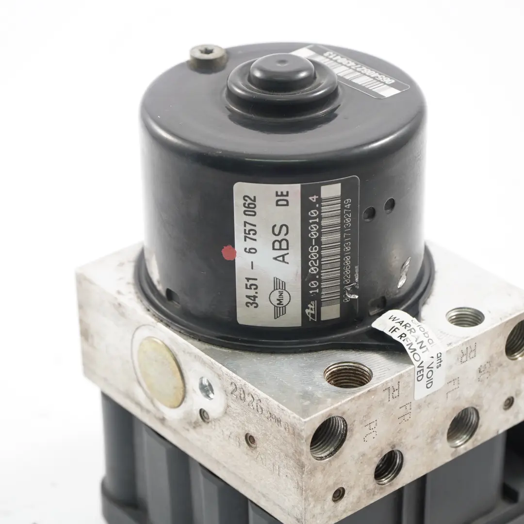 Hydraulic Unit ABS Brake Pump 6757063 to Mini R50 with Part number 6760267 Mini R50 Hydraulic Unit ABS Brake Pump 6757063 - SKU 6757062 - Part number 6760267