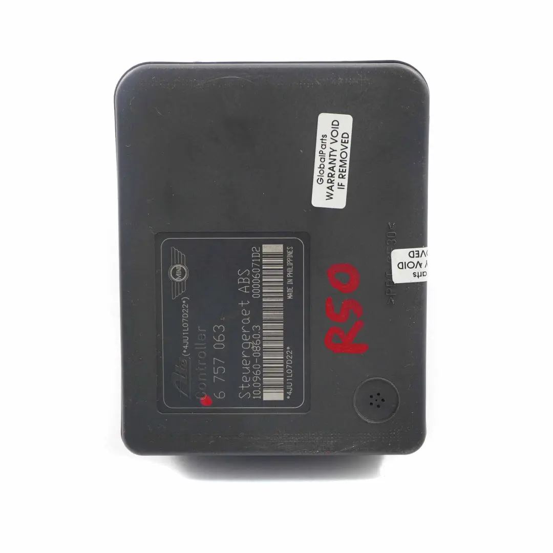 Mini R50 Pompa Hamulcowa ABS Sterownik Hamulców 6757063 - SKU 6757062 - Numer Części 6760267