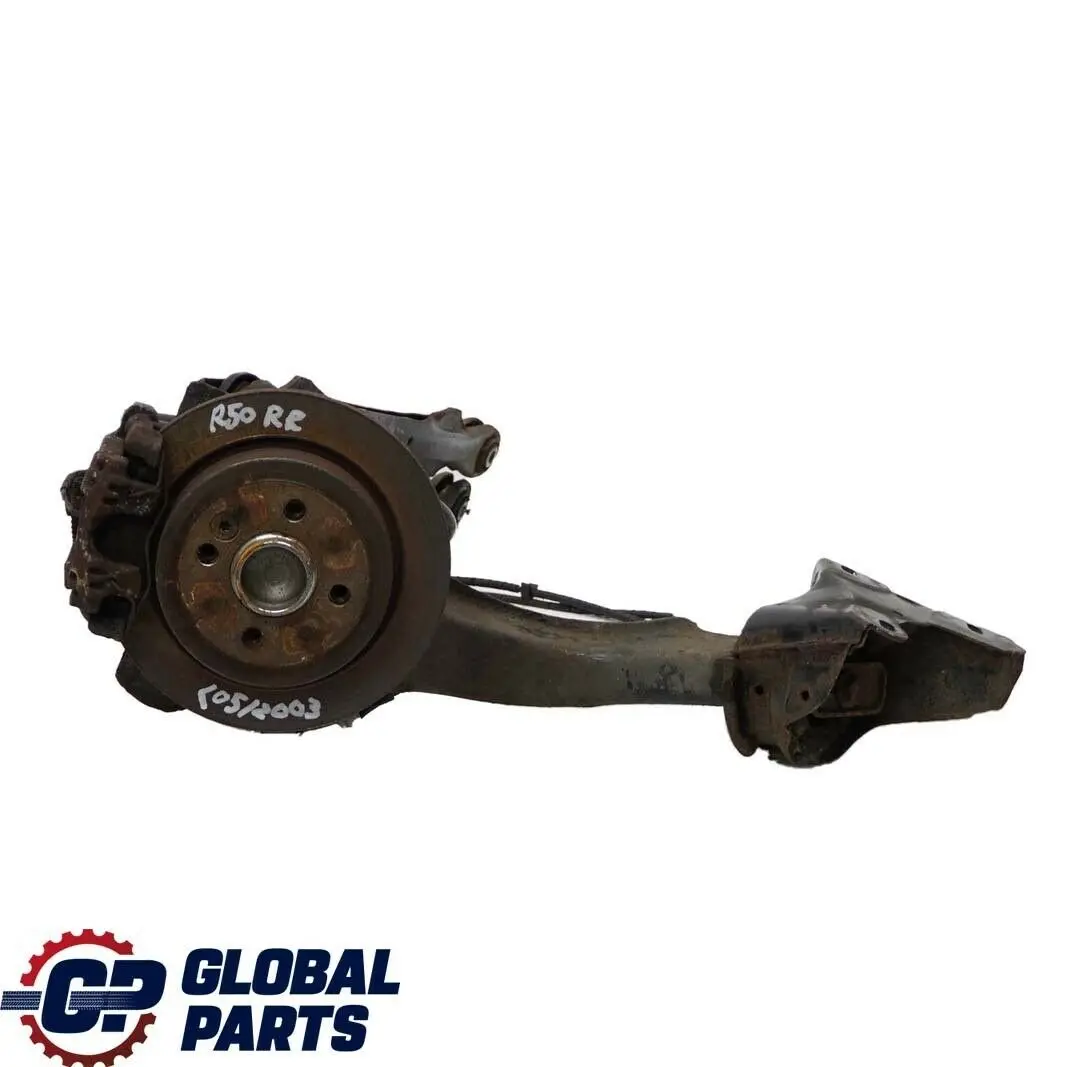 trasera derecha O / S Pierna Freno Suspension Hub Set para Mini Cooper R50 R53 con número de pieza 6757160 Mini Cooper R50 R53 trasera derecha O / S Pierna Freno Suspension Hub Set - SKU 6757160 - Número de pieza 6757160