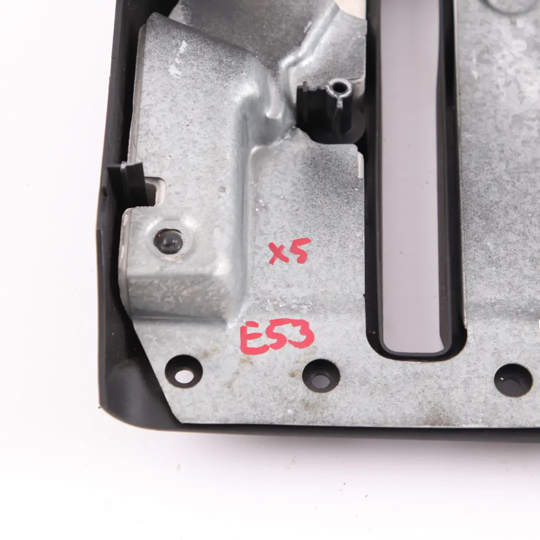 Steering Column Cover BMW X5 E53 Lower Bottom Trim Panel Black to with Part number 6757670 Steering Column Cover BMW X5 E53 Lower Bottom Trim Panel Black - SKU 6757670 - Part number 6757670