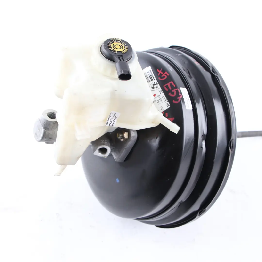 Brake Servo BMW X5 E53 Booster Master Cylinder Control to with Part number 6757706 Brake Servo BMW X5 E53 Booster Master Cylinder Control - SKU 6757706-1 - Part number 6757706