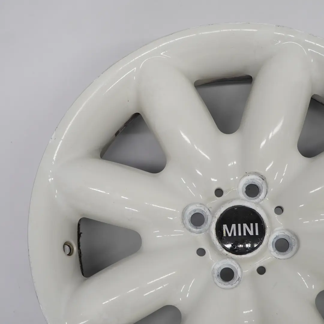 Mini Cooper One R50 R53 R55 R56 White Wheel Alloy Rim 17" 7J ET:48 S-Spoke 85 - SKU 6757859-2 - Part number 6757859