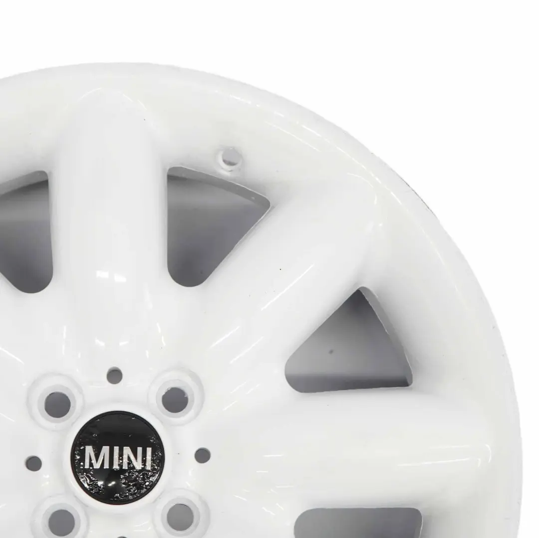 White Wheel Alloy Rim 17" 7J ET:48 S-Spoke 85 to Mini Cooper One R50 R53 R55 R56 with Part number 6757859 Mini Cooper One R50 R53 R55 R56 White Wheel Alloy Rim 17" 7J ET:48 S-Spoke 85 - SKU 6757859-3 - Part number 6757859