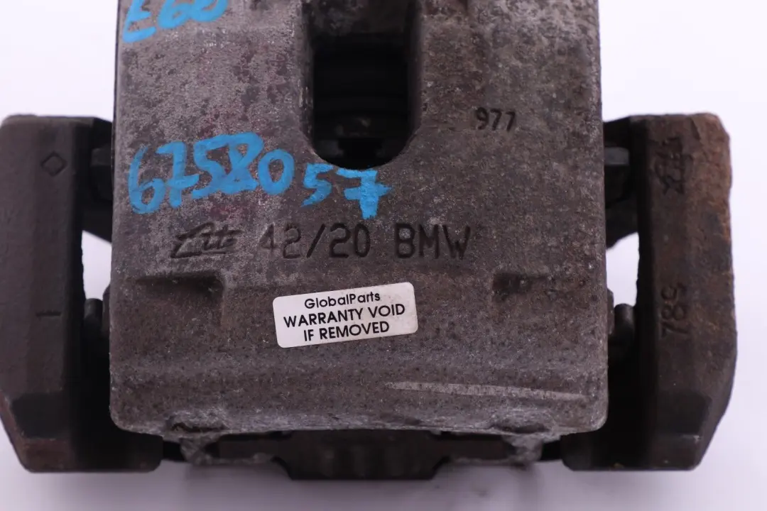 BMW E60 E63 E64 Trasero Izquierdo Porta pinza De freno 42/20 6766074 - SKU 6758057 - Número de pieza 6758057