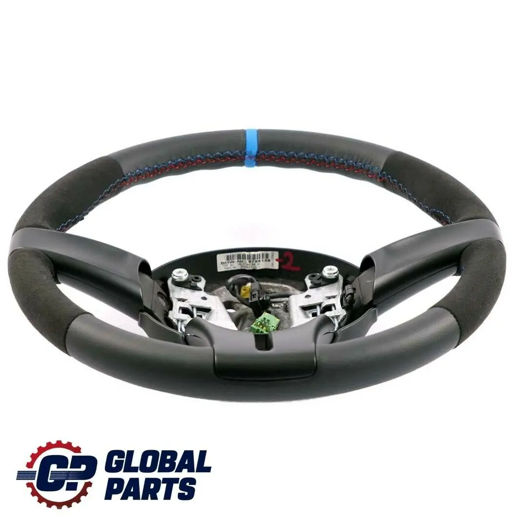 NUEVO Cuero Negro / Alcantara M-Sport Look Volante para BMW Z4 Serie E85 con número de pieza 6758158 BMW Z4 Serie E85 NUEVO Cuero Negro / Alcantara M-Sport Look Volante - SKU 6758158-2 - Número de pieza 6758158