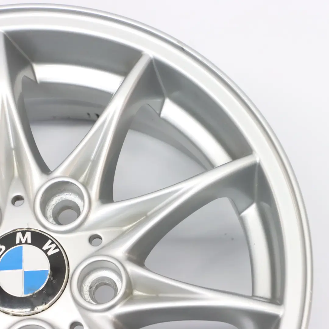 Alloy Wheel Rim 16" Star Spoke 104 ET:47 7J to BMW Z4 Series E85 Silver with Part number 6758189 BMW Z4 Series E85 Silver Alloy Wheel Rim 16" Star Spoke 104 ET:47 7J - SKU 6758189-4 - Part number 6758189