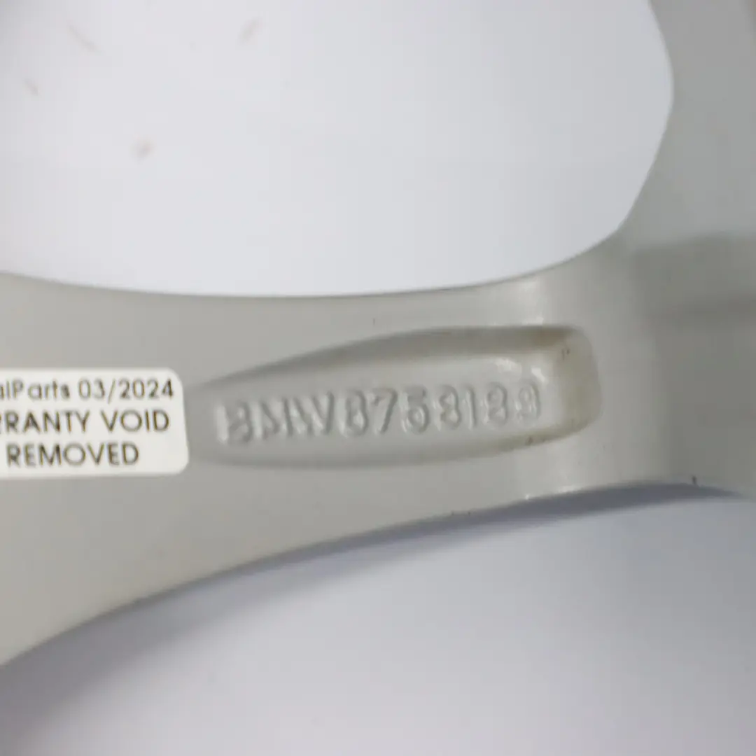 Alloy Wheel Rim 16" Star Spoke 104 ET:47 7J to BMW Z4 Series E85 Silver with Part number 6758189 BMW Z4 Series E85 Silver Alloy Wheel Rim 16" Star Spoke 104 ET:47 7J - SKU 6758189-4 - Part number 6758189