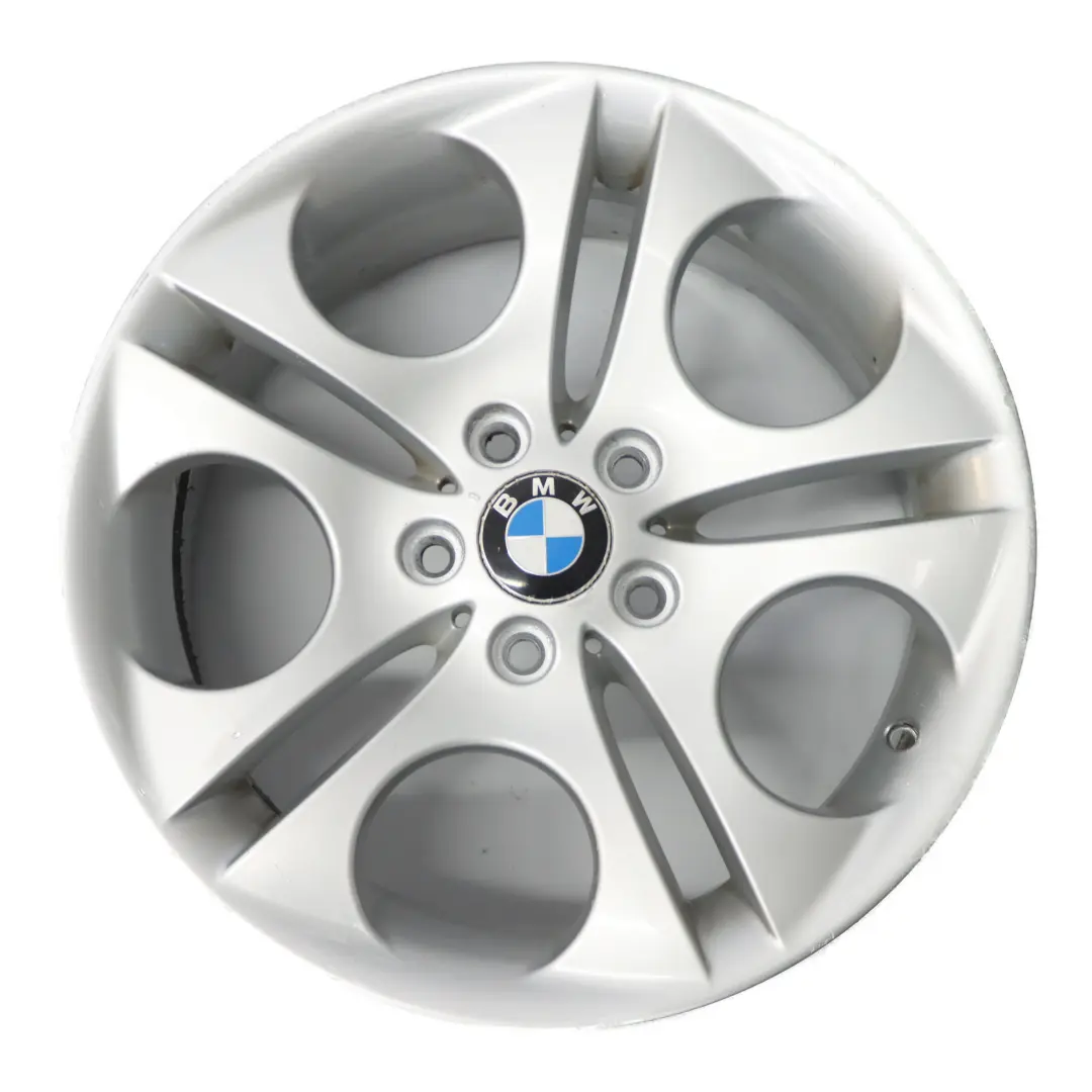 BMW Z4 E85 Silberne Hinter rad felge 18" Ellipsoid Styling 107 8,5J ET:50 - SKU 6758193-1 - Teilenummer 6758193