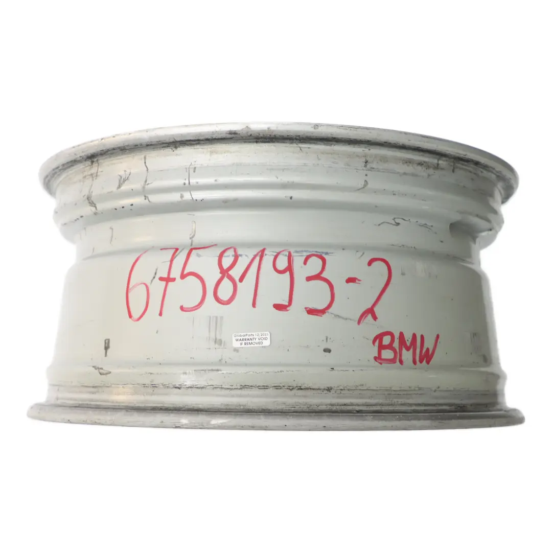 BMW Z4 E85 Rear Silver Wheel Alloy Rim 18" Ellipsoid Styling 107 8,5J ET:50 - SKU 6758193-2 - Part number 6758193
