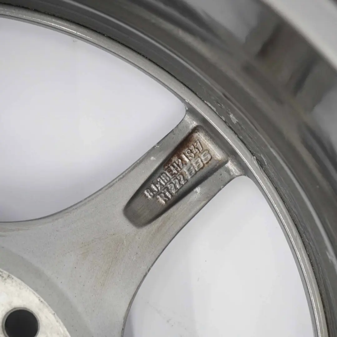 Front Wheel Alloy Rim 18" ET:47 8J Star Spoke 108 BBS to BMW Z4 E85 E86 Silver with Part number 6758194 BMW Z4 E85 E86 Silver Front Wheel Alloy Rim 18" ET:47 8J Star Spoke 108 BBS - SKU 6758194-2 - Part number 6758194