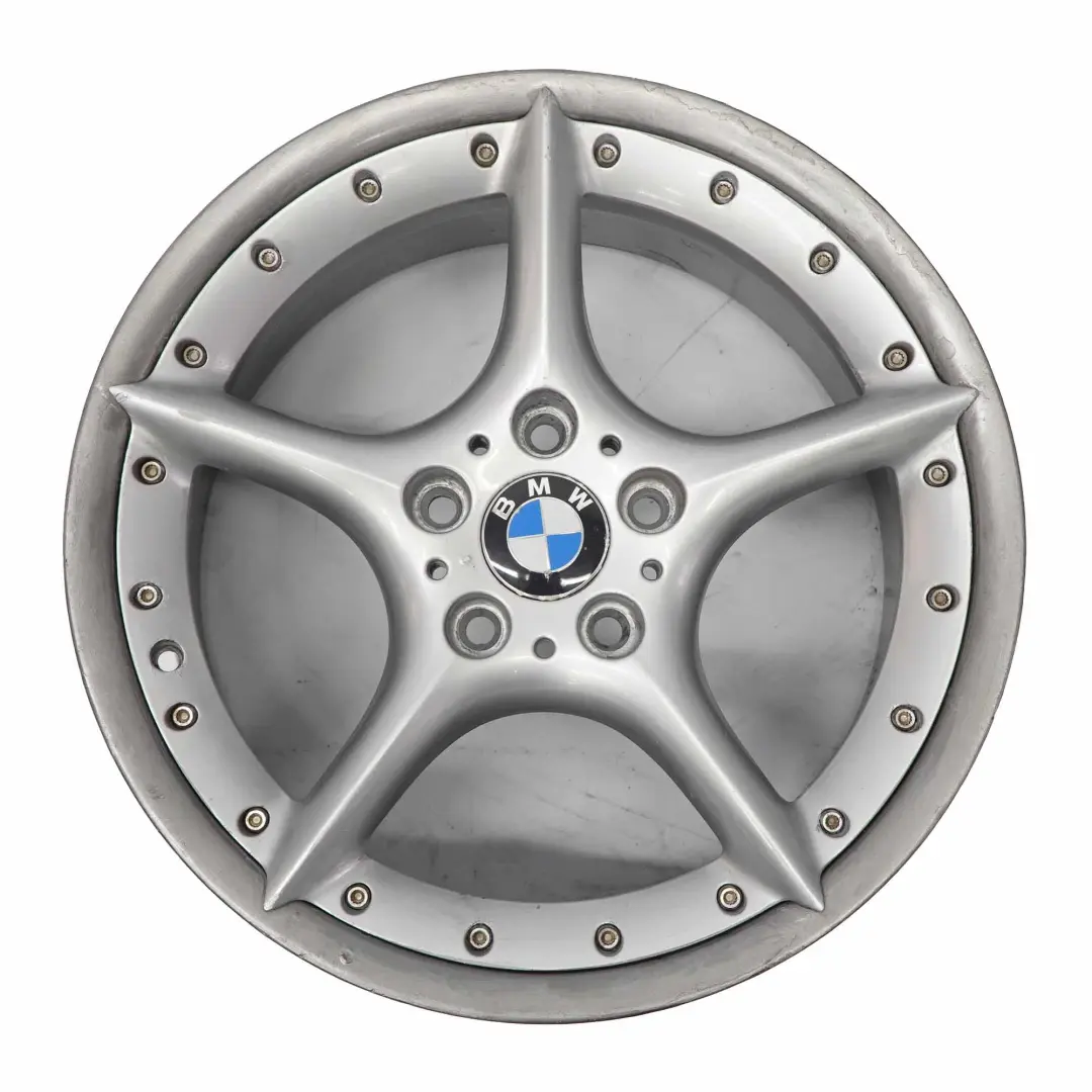 BMW Z4 Series E85 E86 Silver Rear Wheel Alloy Rim 18" 8,5J ET:50 Star Spoke 108 - SKU 6758195-1 - Part number 6758195
