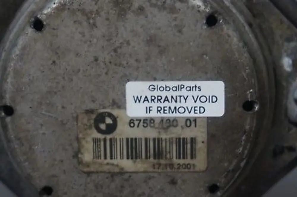 BMW E53 X5 3.0i Poduszka wspornik łapa silnika - SKU 6758430 - Numer Części 6758430