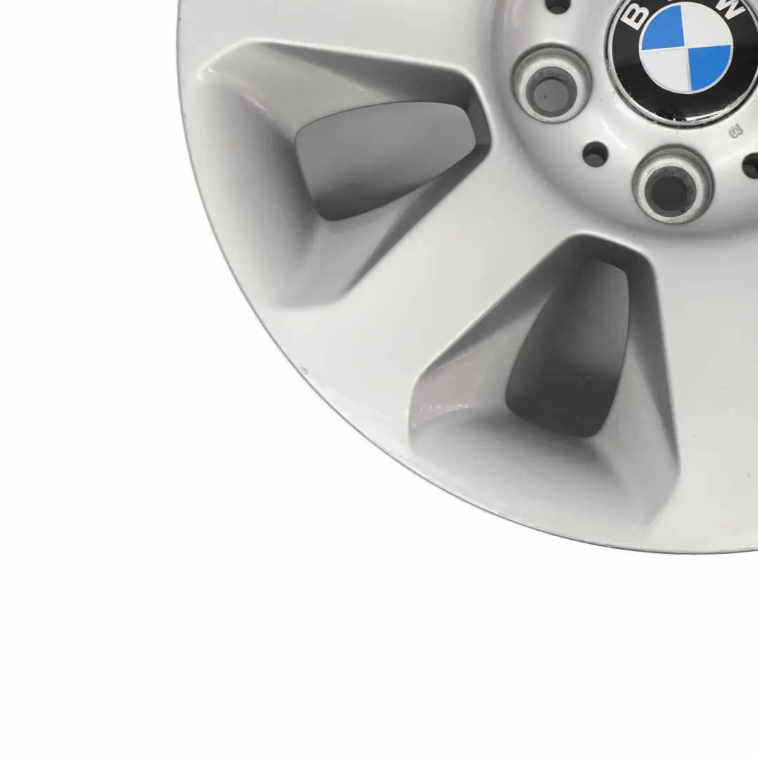Alloy Rim Star Spoke 115 16" 7J ET:20 to BMW E60 E61 Silver Wheel with Part number 6758774 BMW E60 E61 Silver Wheel Alloy Rim Star Spoke 115 16" 7J ET:20 - SKU 6758774-1 - Part number 6758774